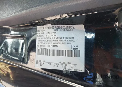 2001 Ford Mustang Gt z USA, uszkodzony, nr VIN 1FAFP42X81F141006